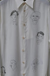 ARCHIVIO J.M.Ribot sketch portrait shirt SH07/CR